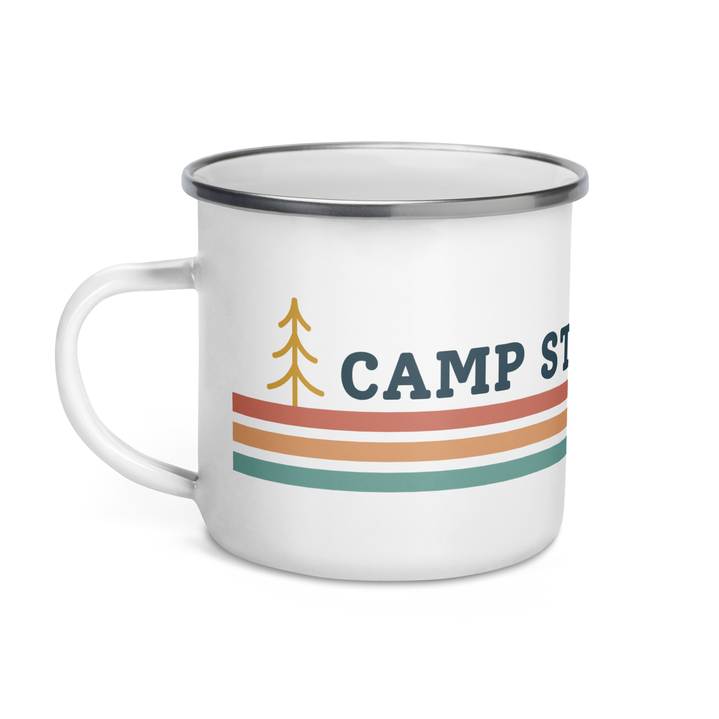 Camp Stitchwood Enamel Mug