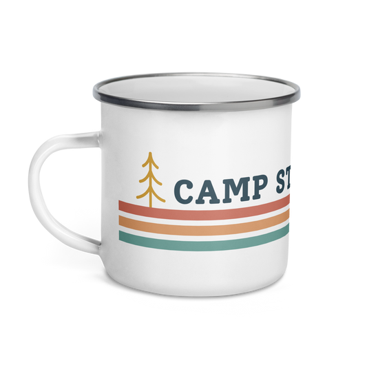 Camp Stitchwood Enamel Mug