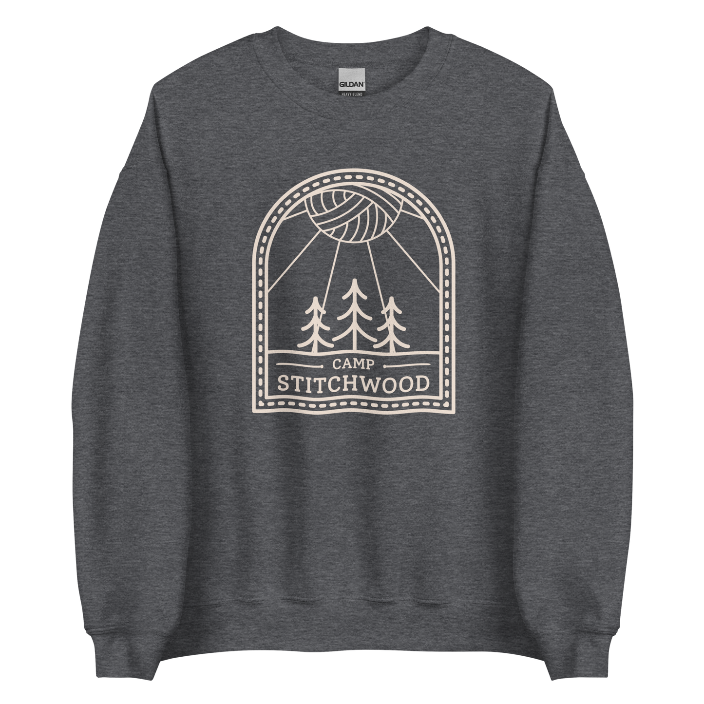 Camp Stitchwood Tall Logo Sweatshirt, Unisex