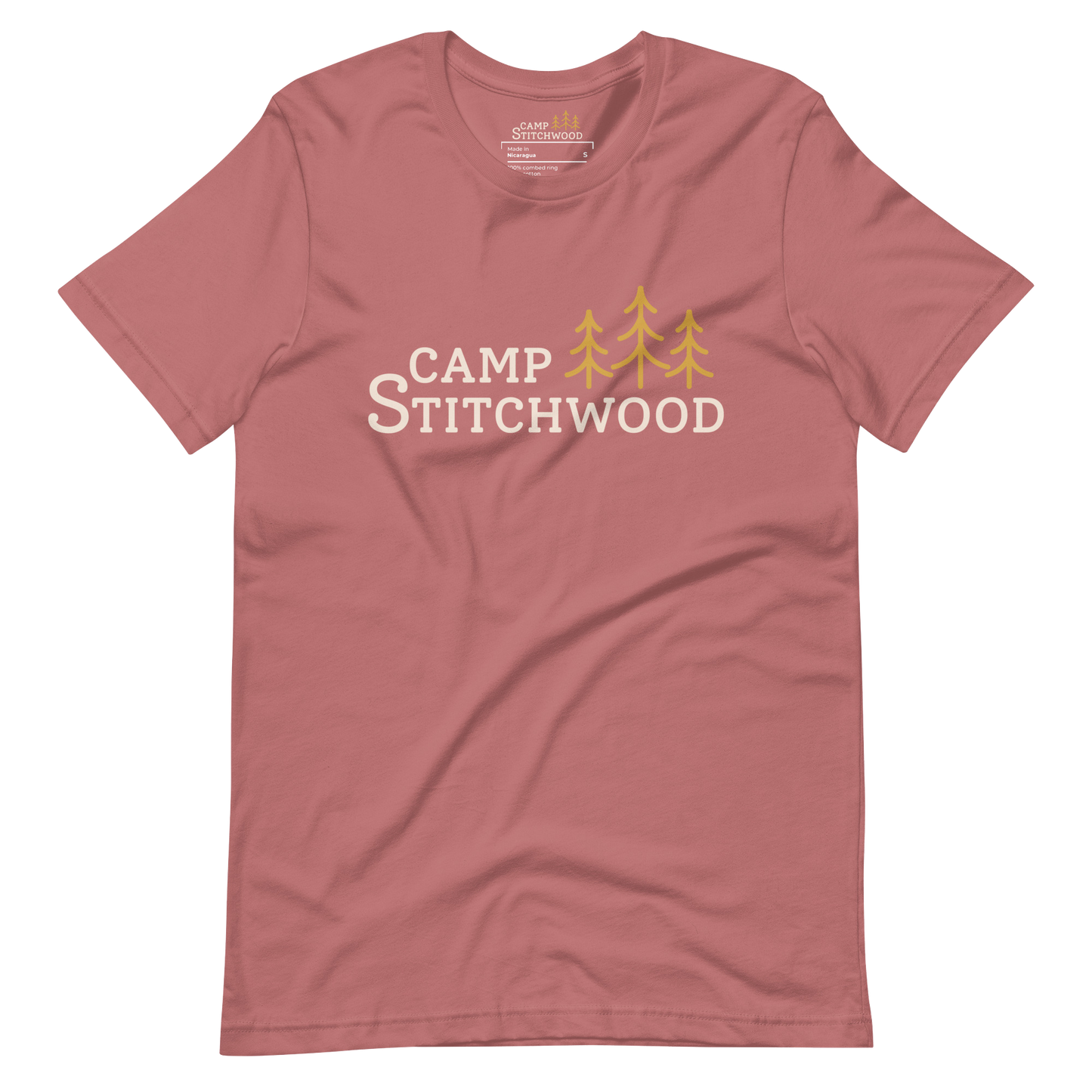 Camp Stitchwood T-Shirt, Unisex Short Sleeve