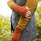 The Aspen Mittens - chunky cable fingerless mitten knitting pattern