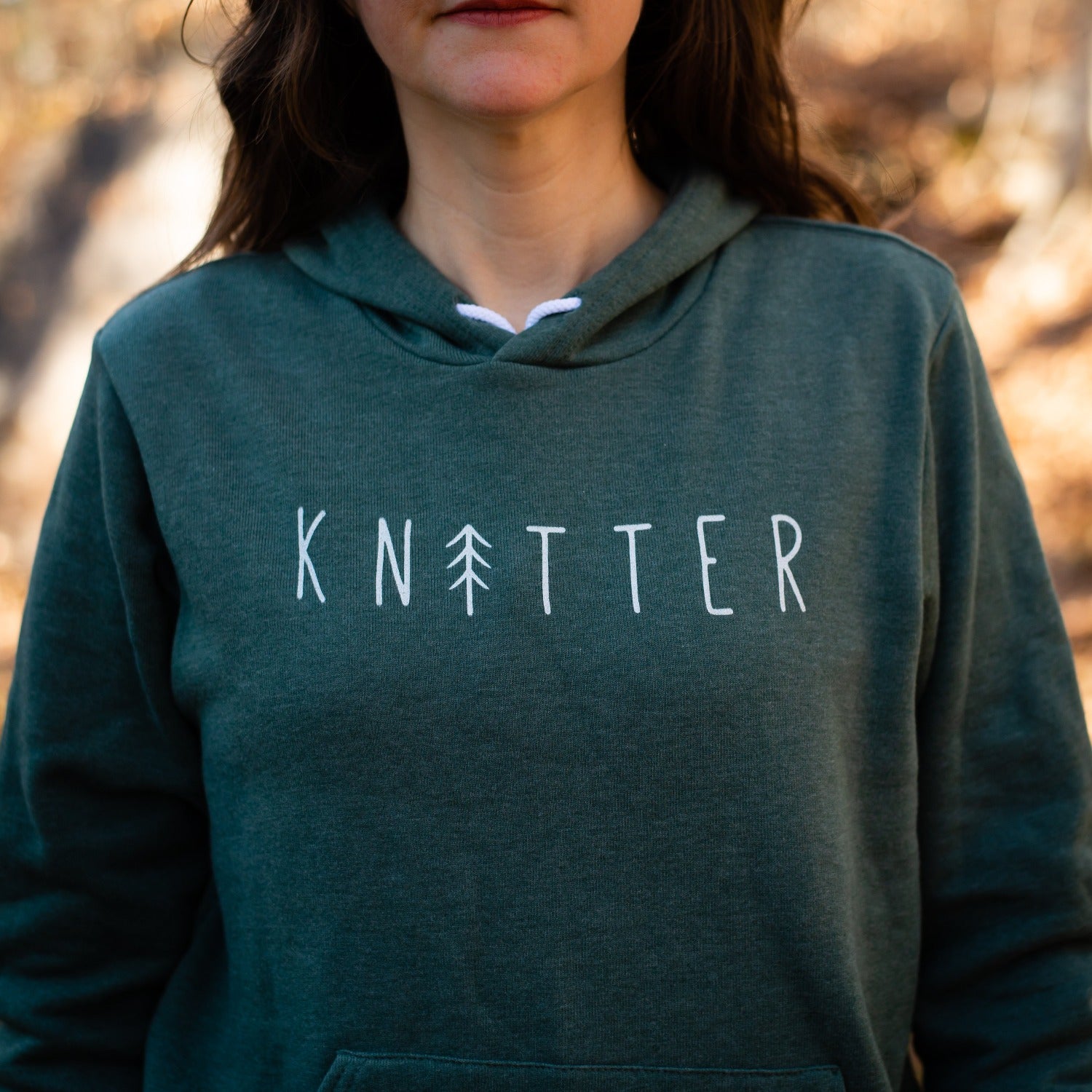 unisex knitter hoodie