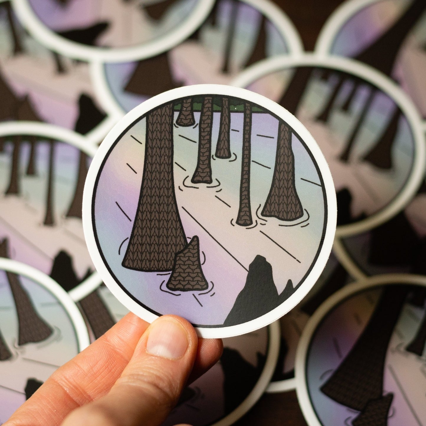 Congaree National Park Knitting Sticker