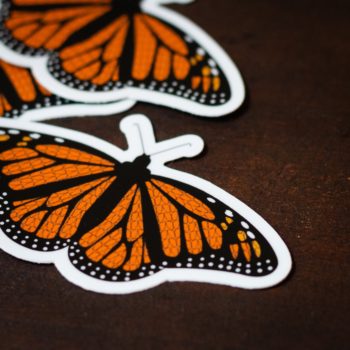 Monarch Butterfly Knitting Sticker