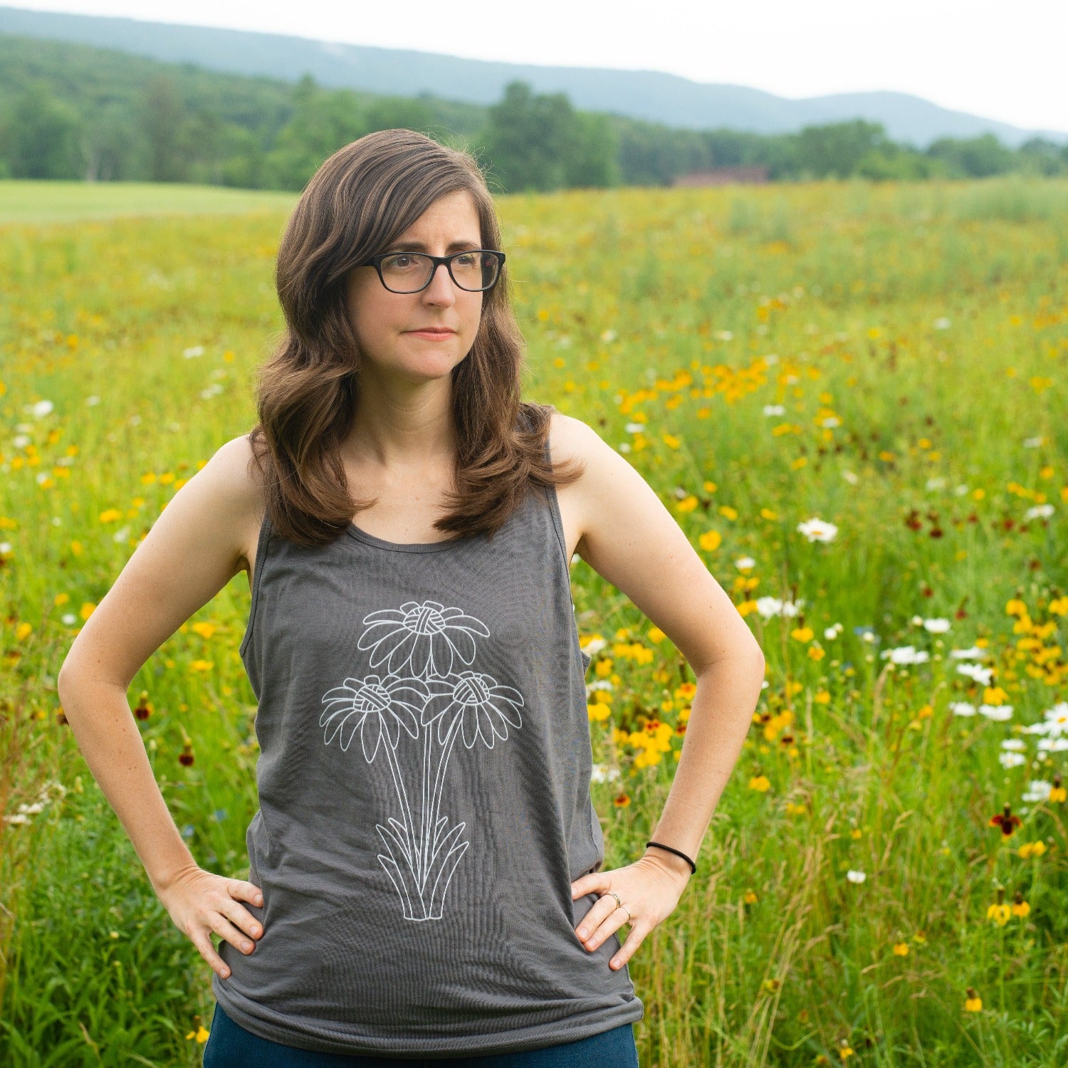 Black Eyed Susan Tank Top