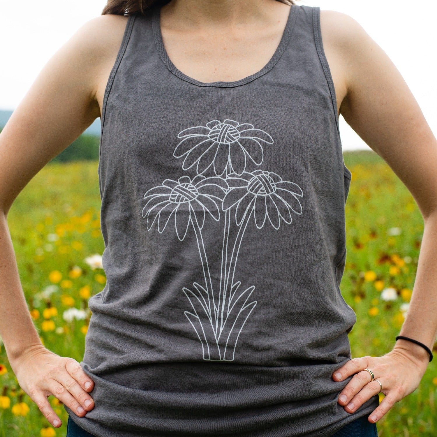 Black Eyed Susan Tank Top