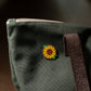 Sunflower Yarn Ball Enamel Pin