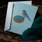 Bluebird nest notecard