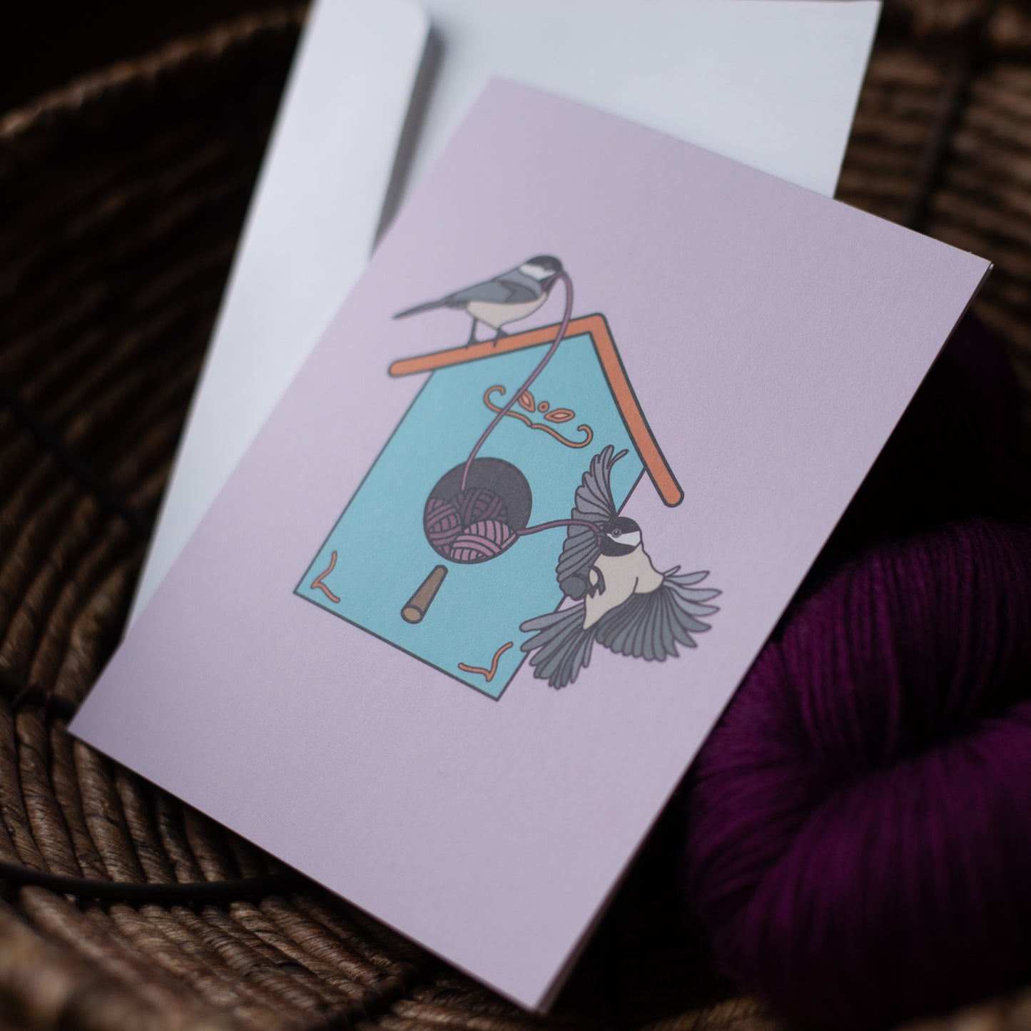 Birdhouse Notecard