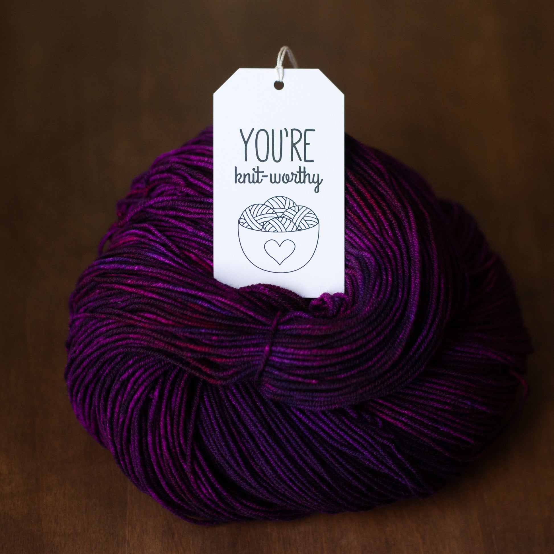 You're Knit-Worthy Gift Tags for Knitters