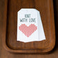 Knit with Love Gift Tags