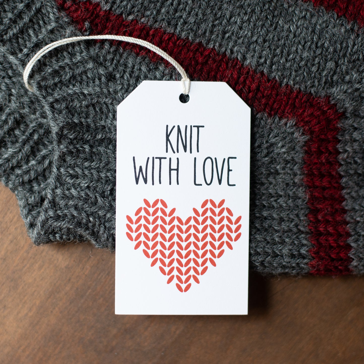 Knit with Love Gift Tags