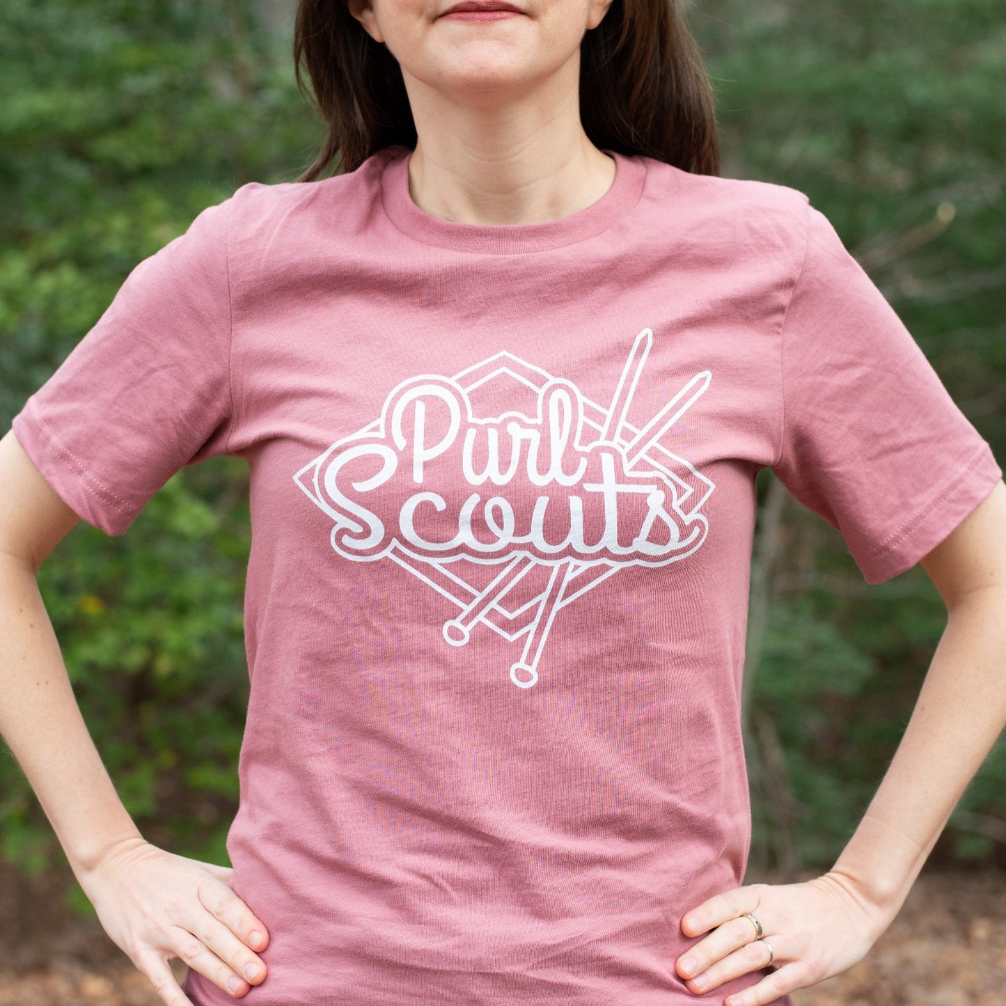 Purl Scouts Short Sleeve Knitting T-Shirt